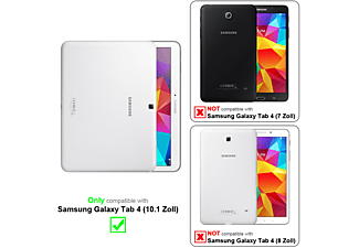 carcasa de tablet - Funda libro para Tablet - Carcasa protección resistente de estilo libro Samsung, Galaxy Tab 4 (10.1") SM-T530 / moreno hongo | MediaMarkt