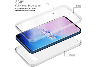 carcasa de móvil  - Funda flexible para móvil - Carcasa de TPU Silicona ultrafina CADORABO, Samsung, Galaxy S10 PLUS, transparente