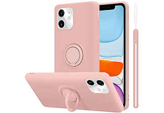 carcasa de móvil  - Funda flexible para móvil - Carcasa de TPU Silicona ultrafina CADORABO, Apple, iPhone 11, liquid rosa