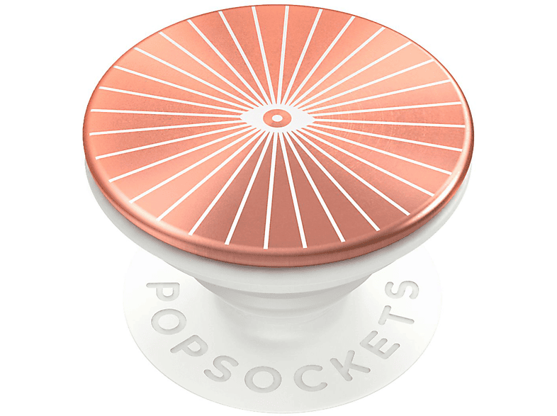 POPSOCKETS PopGrip Luxe Backspin Aluminium Eye in the Sky Handyhalterung, Rosa