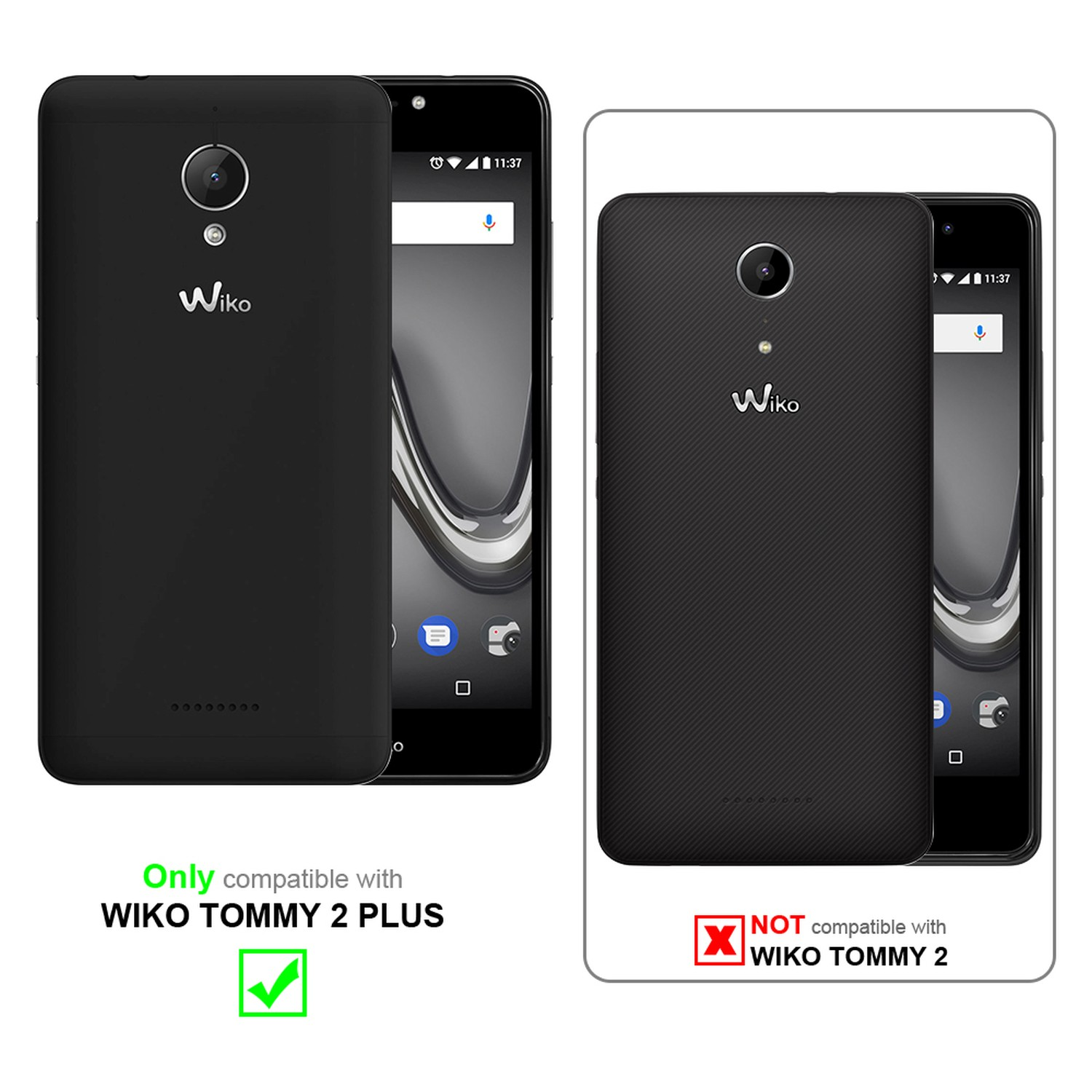 Cadorabo 3x Pellicola di armatura compatibile con WIKO VIEW 3 in