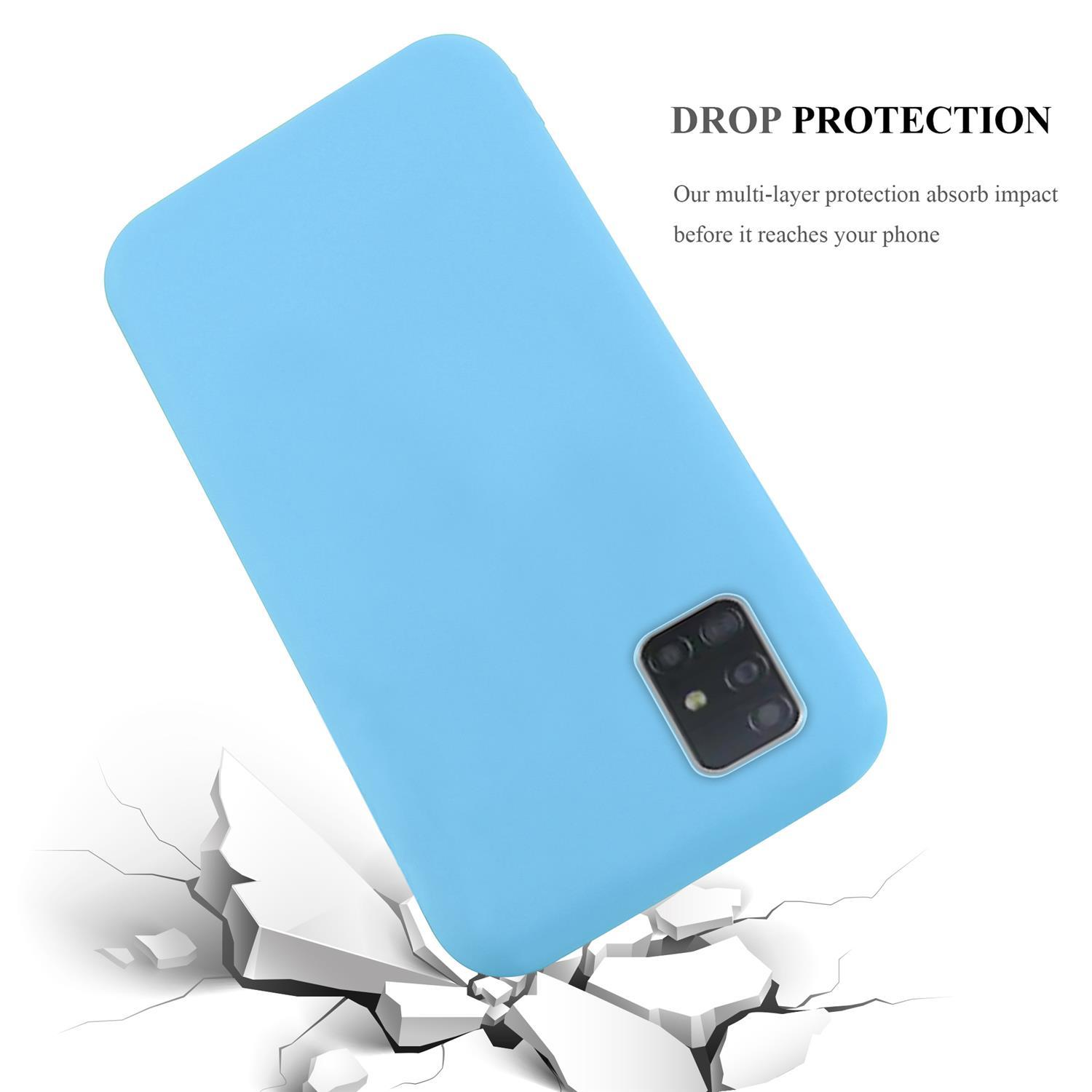 A52s, Style, A52 Galaxy Samsung, (4G Hülle Candy TPU im CADORABO 5G) Backcover, BLAU / / CANDY