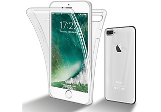 carcasa de móvil  - Funda flexible para móvil - Carcasa de TPU Silicona ultrafina CADORABO, Apple, iPhone 8 PLUS / 7 PLUS, transparente