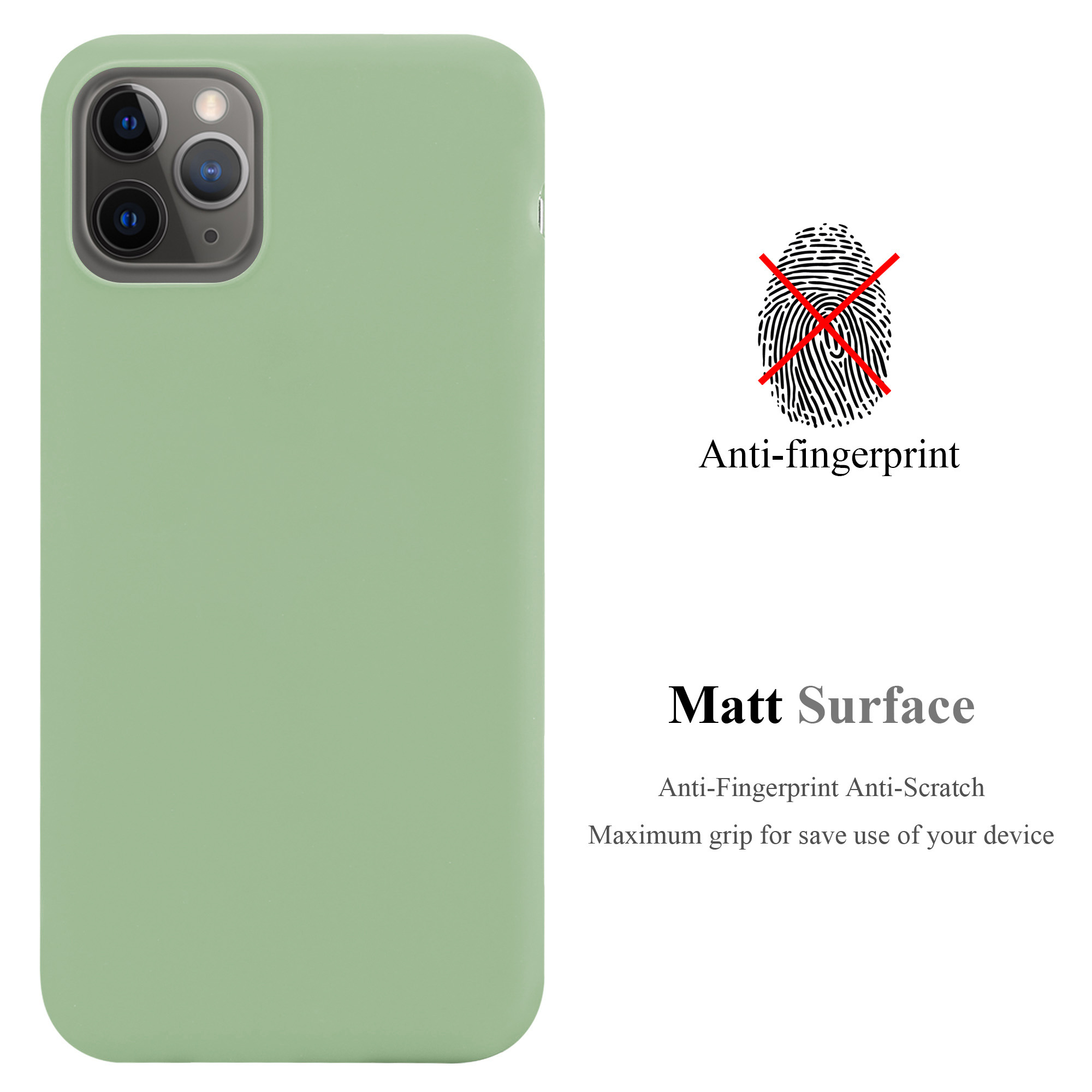 CADORABO PRO, GRÜN PASTELL Candy Backcover, CANDY Hülle Apple, im iPhone Style, 13 TPU