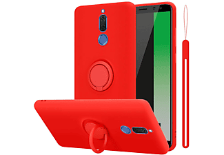 carcasa de móvil  - Funda flexible para móvil - Carcasa de TPU Silicona ultrafina CADORABO, Huawei, MATE 10 LITE, liquid rojo