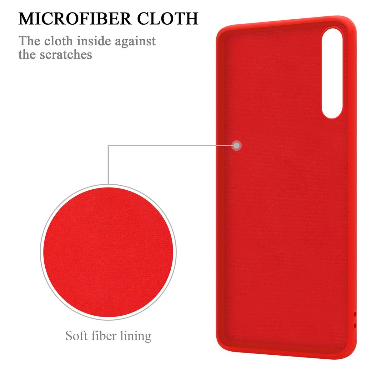 CADORABO Hülle im PLUS, Backcover, PRO ROT Ring Case Silicone / Liquid LIQUID P20 P20 Huawei, Style