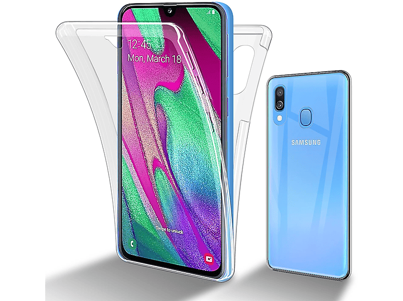 CUSTODIA COVER MORBIDA IN TPU SILICONE PER SAMSUNG GALAXY A40 FANTASIA H