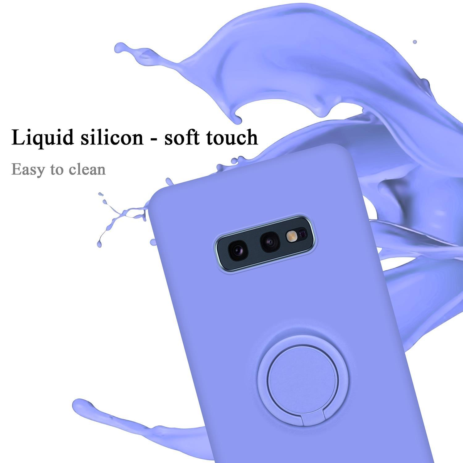 Cadorabo Case Compatible with LG G6 in Pastel Purple - Flip Style Case Made of Structured Faux Leather - Wallet Etui Cover Pouch PU Leather Flip