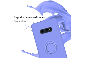 carcasa de móvil  - Funda flexible para móvil - Carcasa de TPU Silicona ultrafina CADORABO, Samsung, Galaxy S10e, liquid lila claro