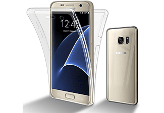 carcasa de móvil  - Funda flexible para móvil - Carcasa de TPU Silicona ultrafina CADORABO, Samsung, Galaxy S7, transparente