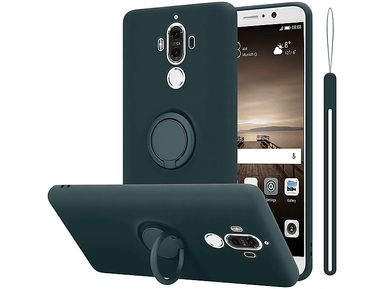 Funda | CADORABO Funda Protectora De Silicona, Compatible Con Huawei MATE 20 PRO, LIQUID VERDE