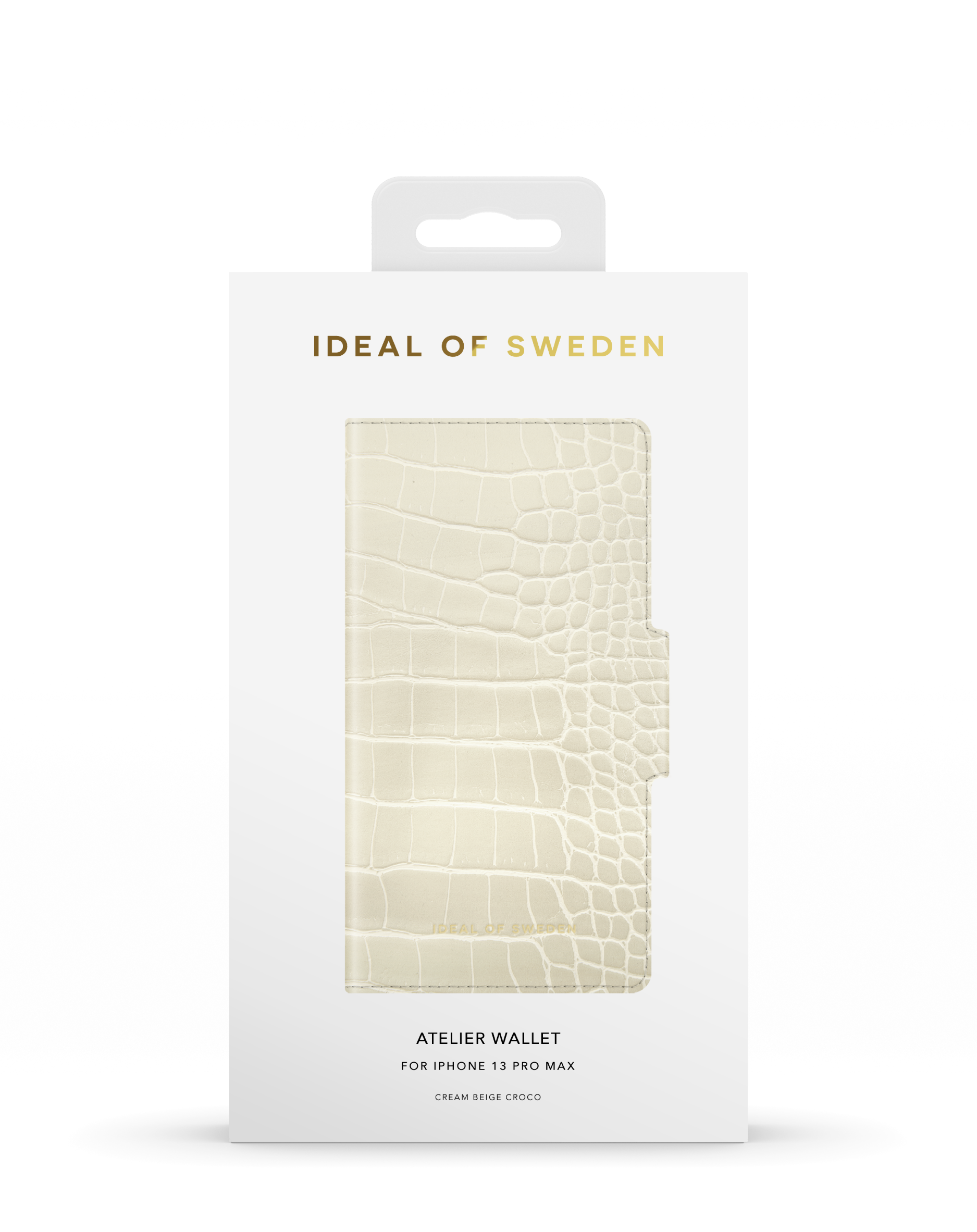IDEAL OF Apple, iPhone IDAWSS22-I2167-395, SWEDEN 13 Max, Bookcover, Beige Cream Pro