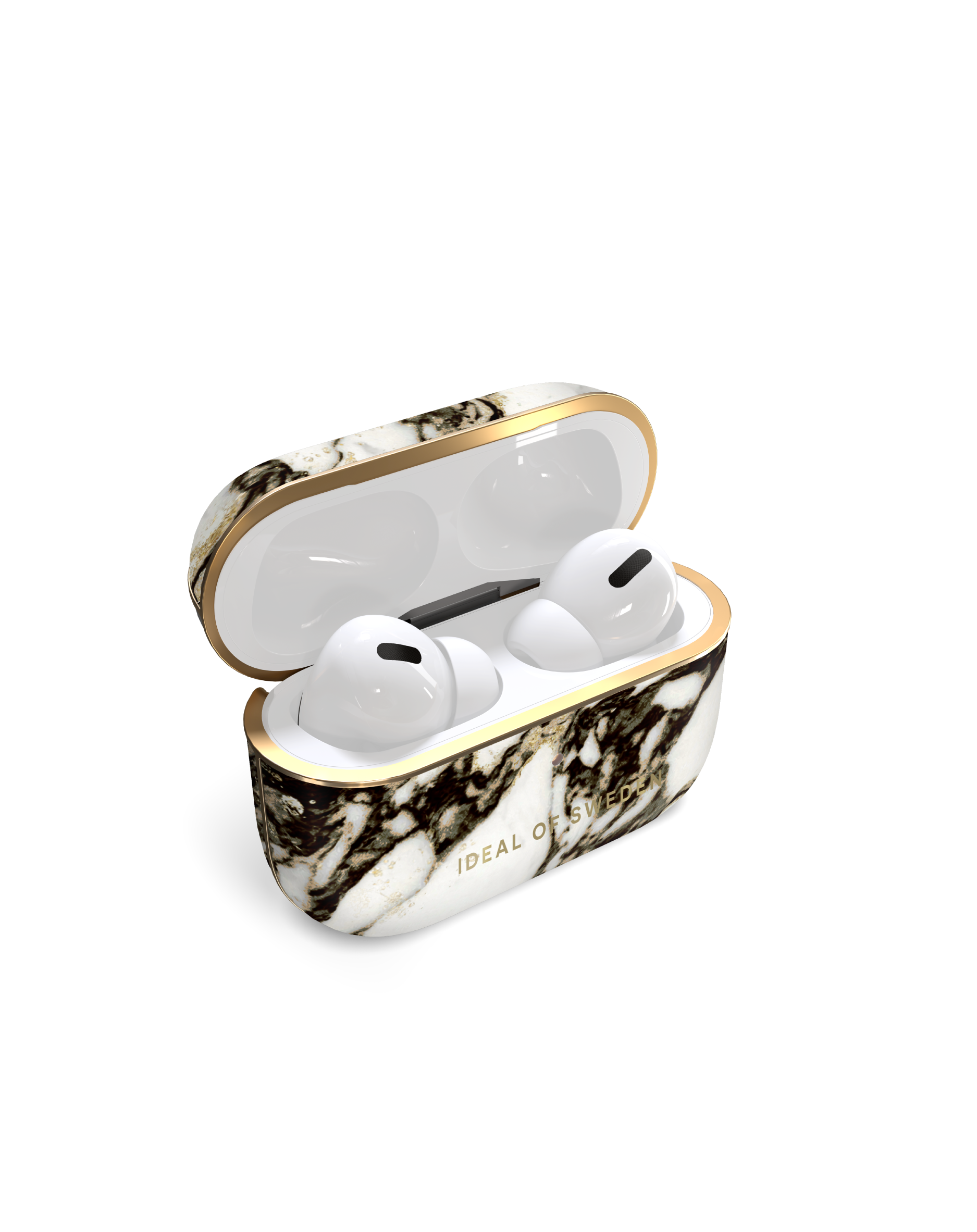 SWEDEN Calacatta für: Apple passend AirPod Cover OF IDFAPCMR21-PRO-380 IDEAL Case Golden Marble Full