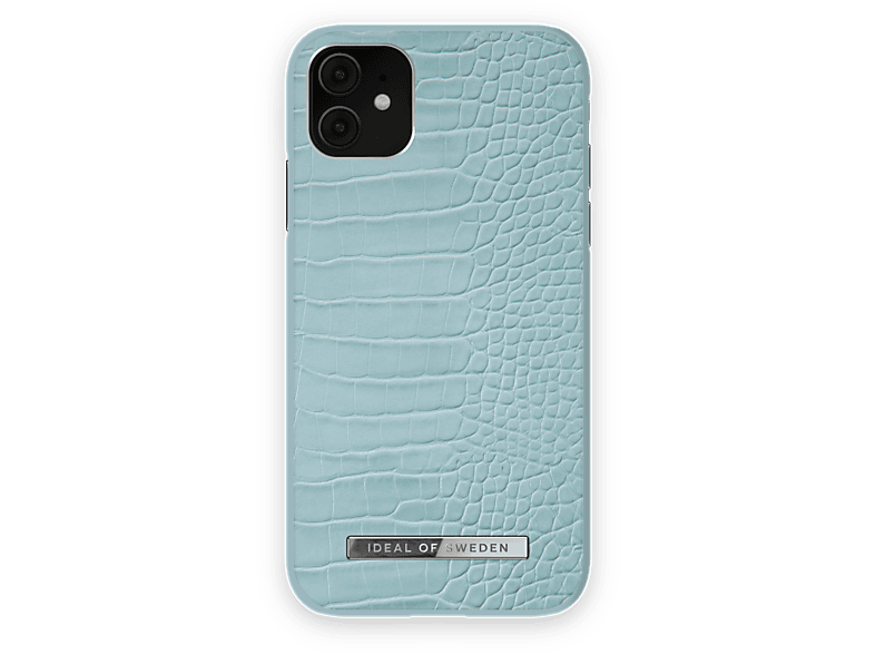 iPhone XR, Apple, SWEDEN IDACSS22-I1961-394, Croco iPhone OF Backcover, Blue Soft / IDEAL 11