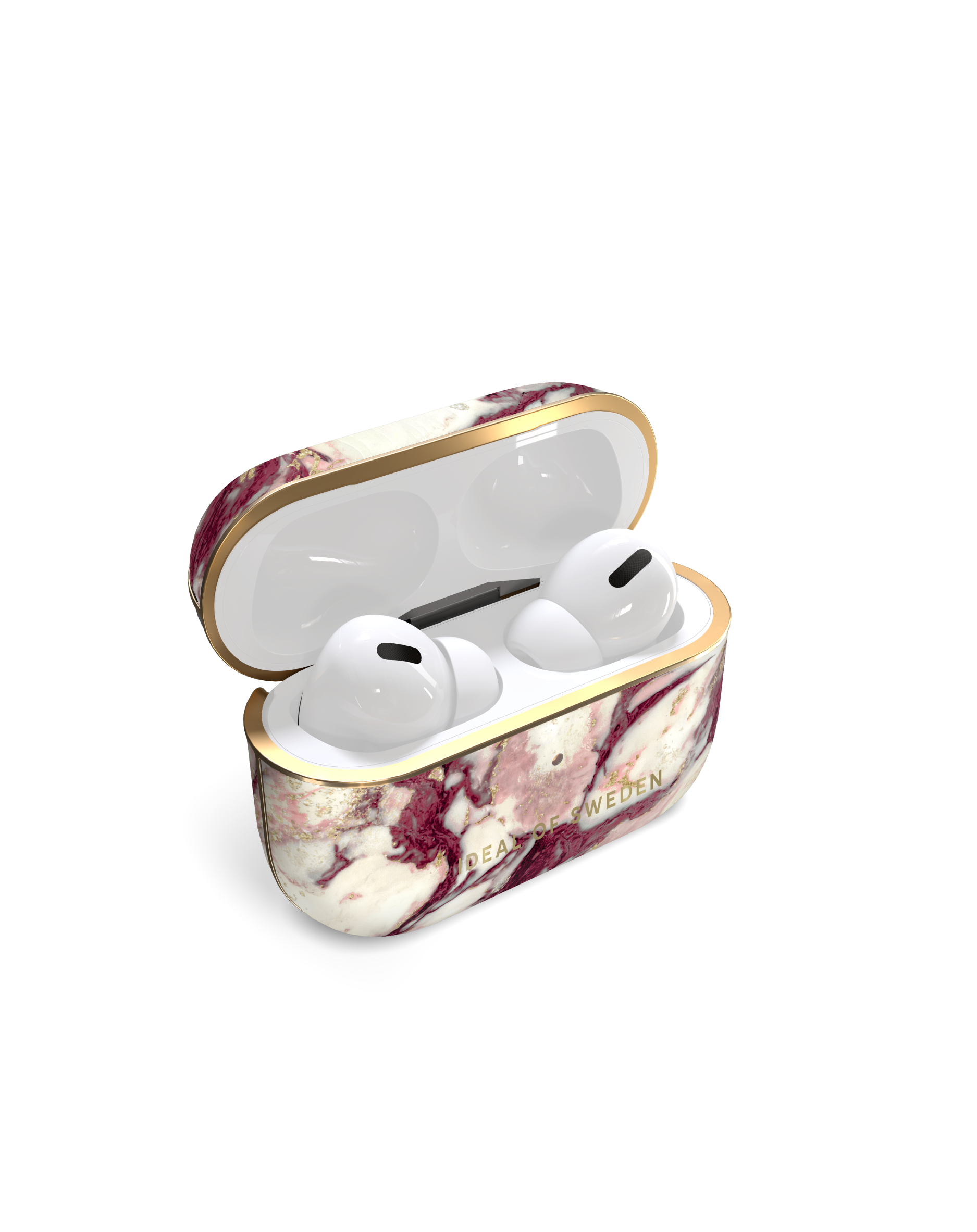 OF Ruby Marble Case SWEDEN Calacatta IDFAPCMR21-PRO-378 Apple IDEAL AirPod passend für: Full Cover