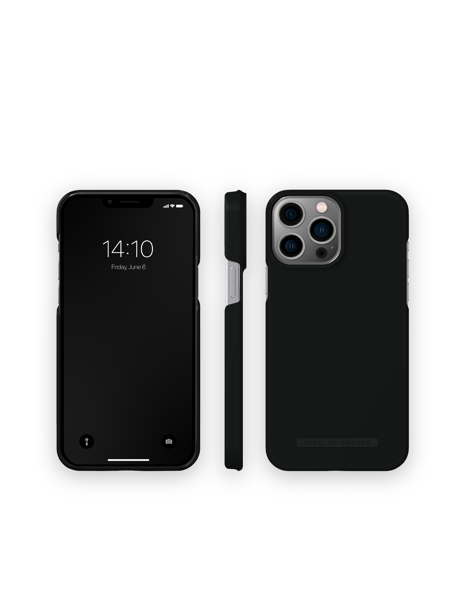 IDEAL OF SWEDEN IDFCSS22-I2167-407, Backcover, Apple, Black iPhone Max, Pro 13 Coal
