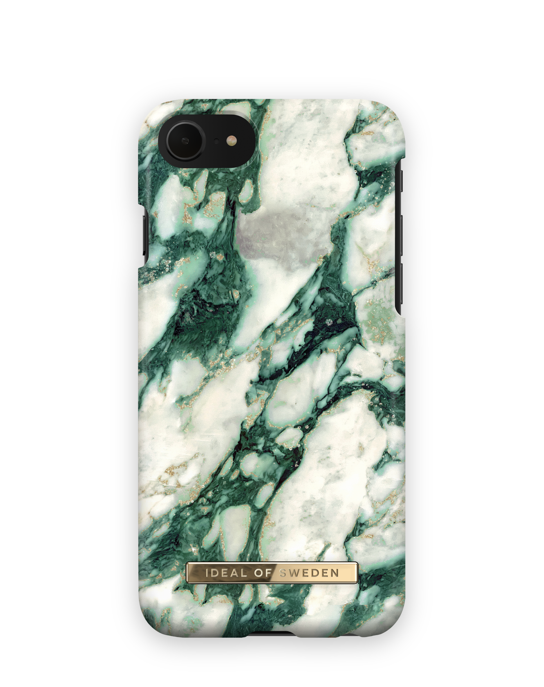 IDFCMR21-I7-379, IDEAL Marble Calacatta OF SWEDEN SE2020/SE2022/8/7/6/6s, Emerald Apple, Backcover,
