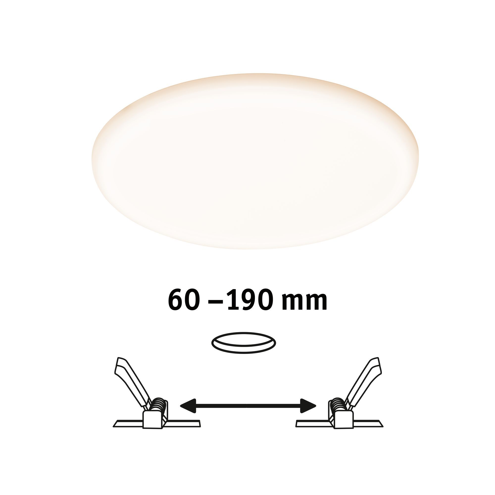 LED (95387) Tunable VariFit Panel White LICHT PAULMANN