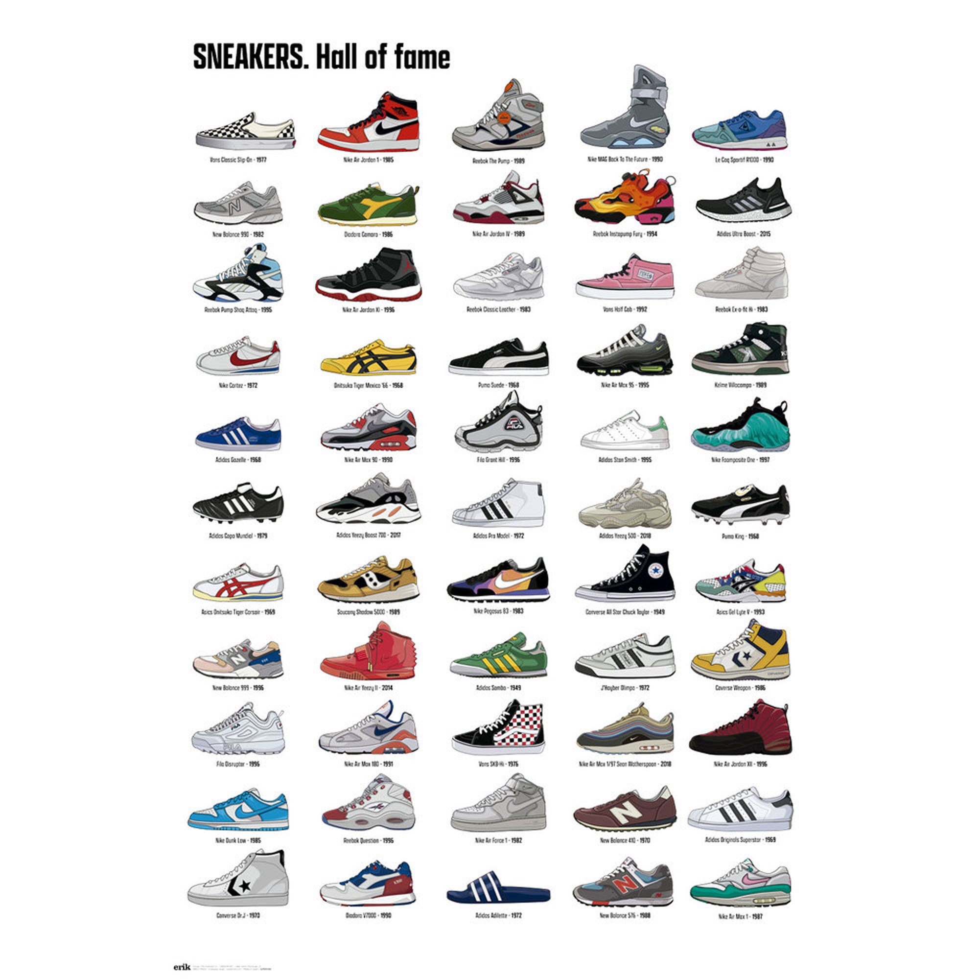 - Hall Sneakers Fame of