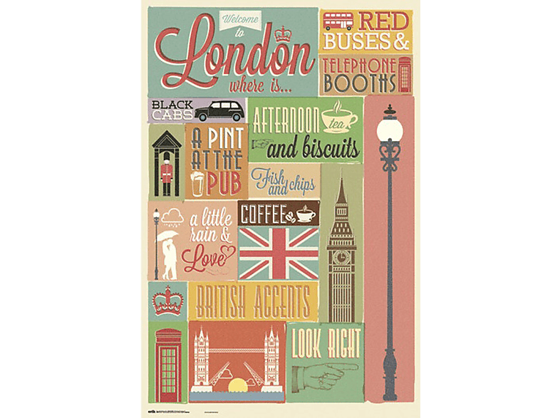 London - Collage | Weitere Fanartikel