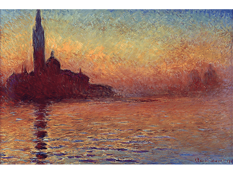 Dusk at Giorgio San - Claude Monet, Maggiore