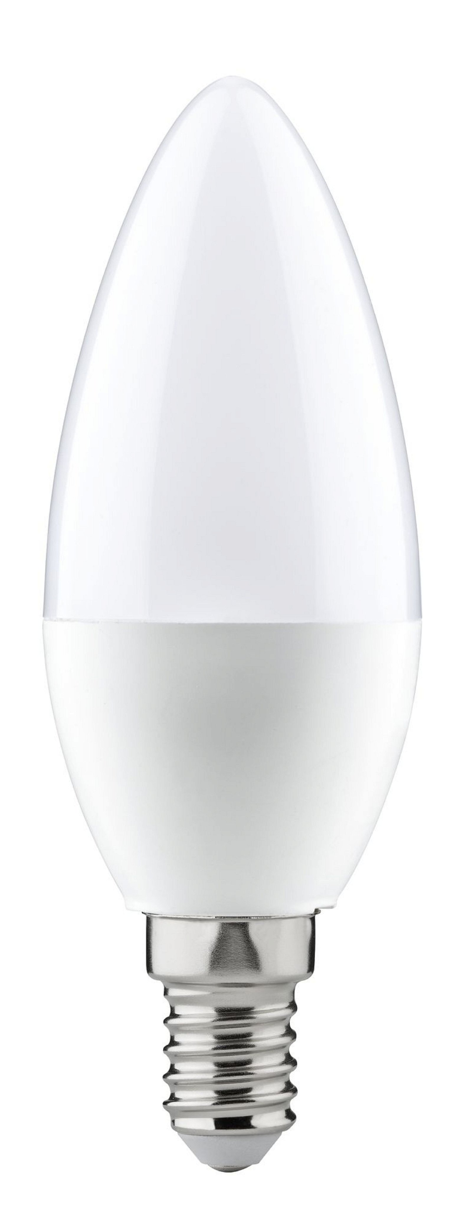 Lampadina bianca con base argentata, design a forma di uovo, su sfondo bianco.