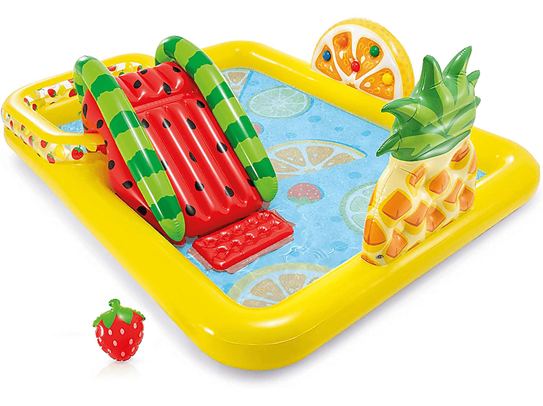 Planschbecken, \'n mehrfarbig Fun Playcenter - Fruity INTEX