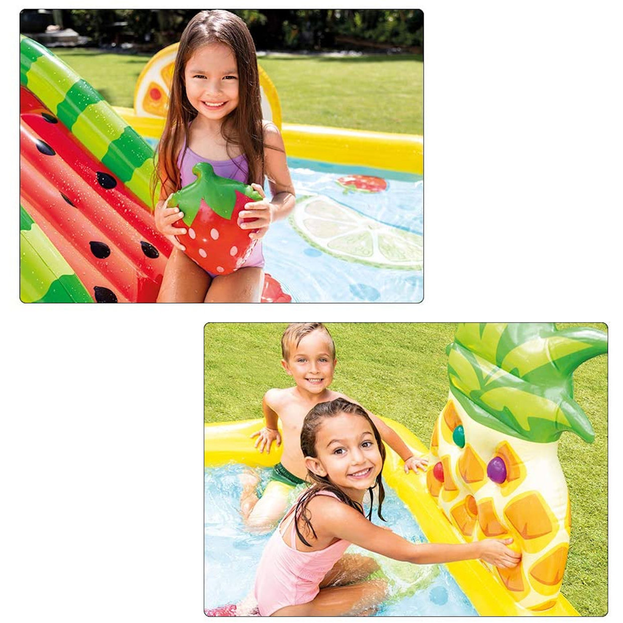 Planschbecken, \'n mehrfarbig Fun Playcenter - Fruity INTEX