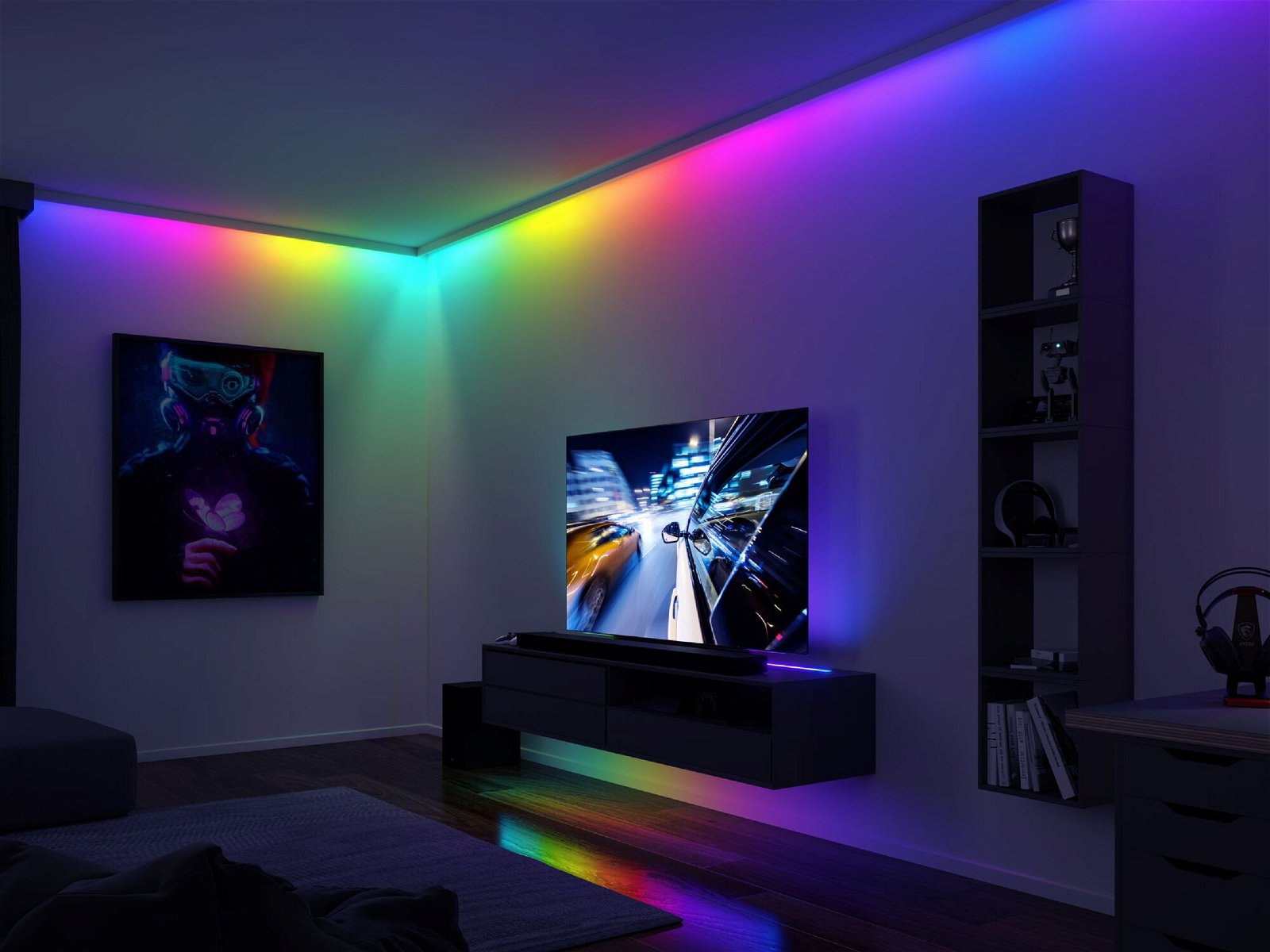 PAULMANN LICHT EntertainLED (78886) LED Farbwechsel Strips RGB|RGB Rainbow