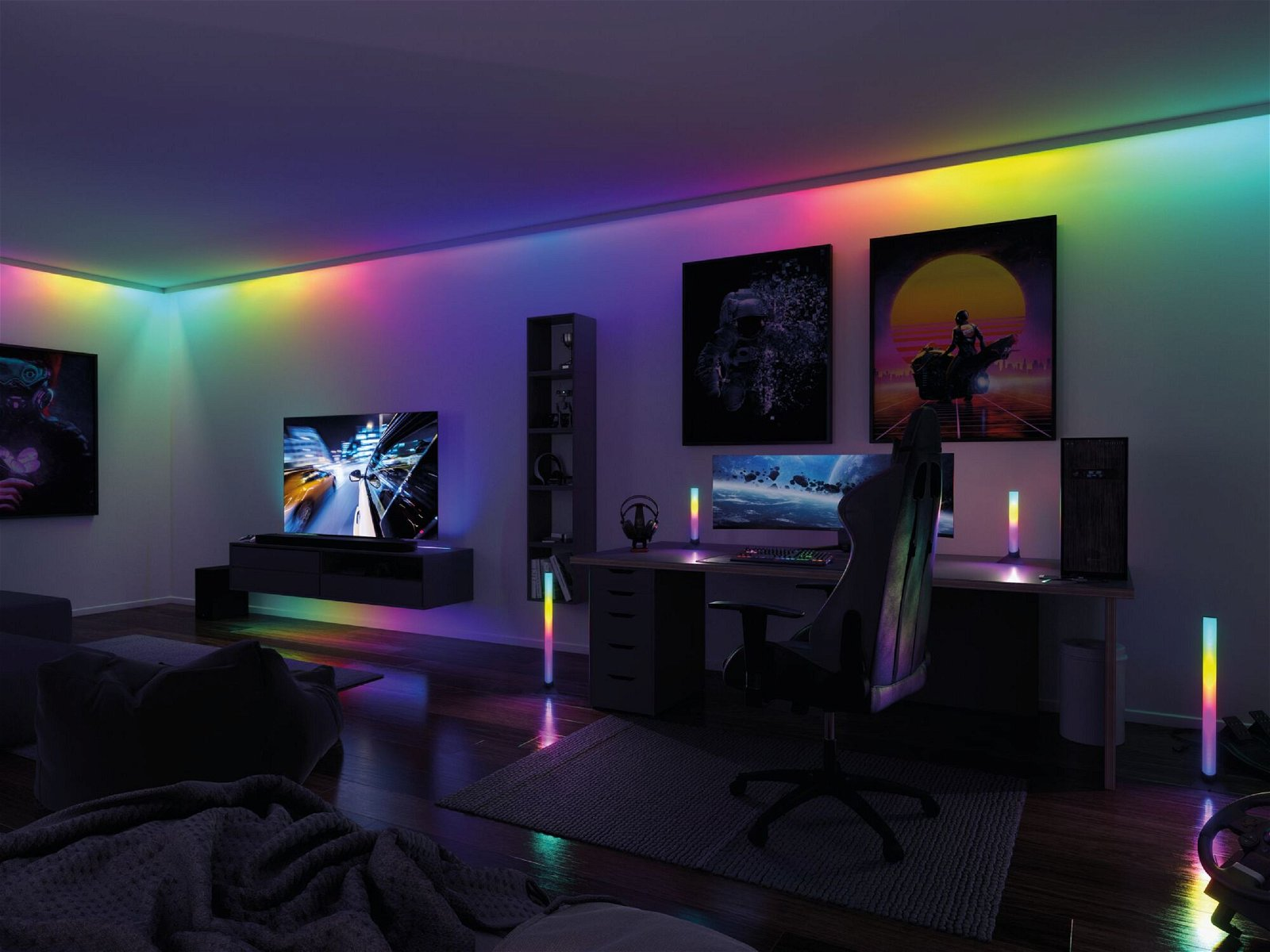 PAULMANN LICHT EntertainLED (78886) LED Farbwechsel Strips RGB|RGB Rainbow