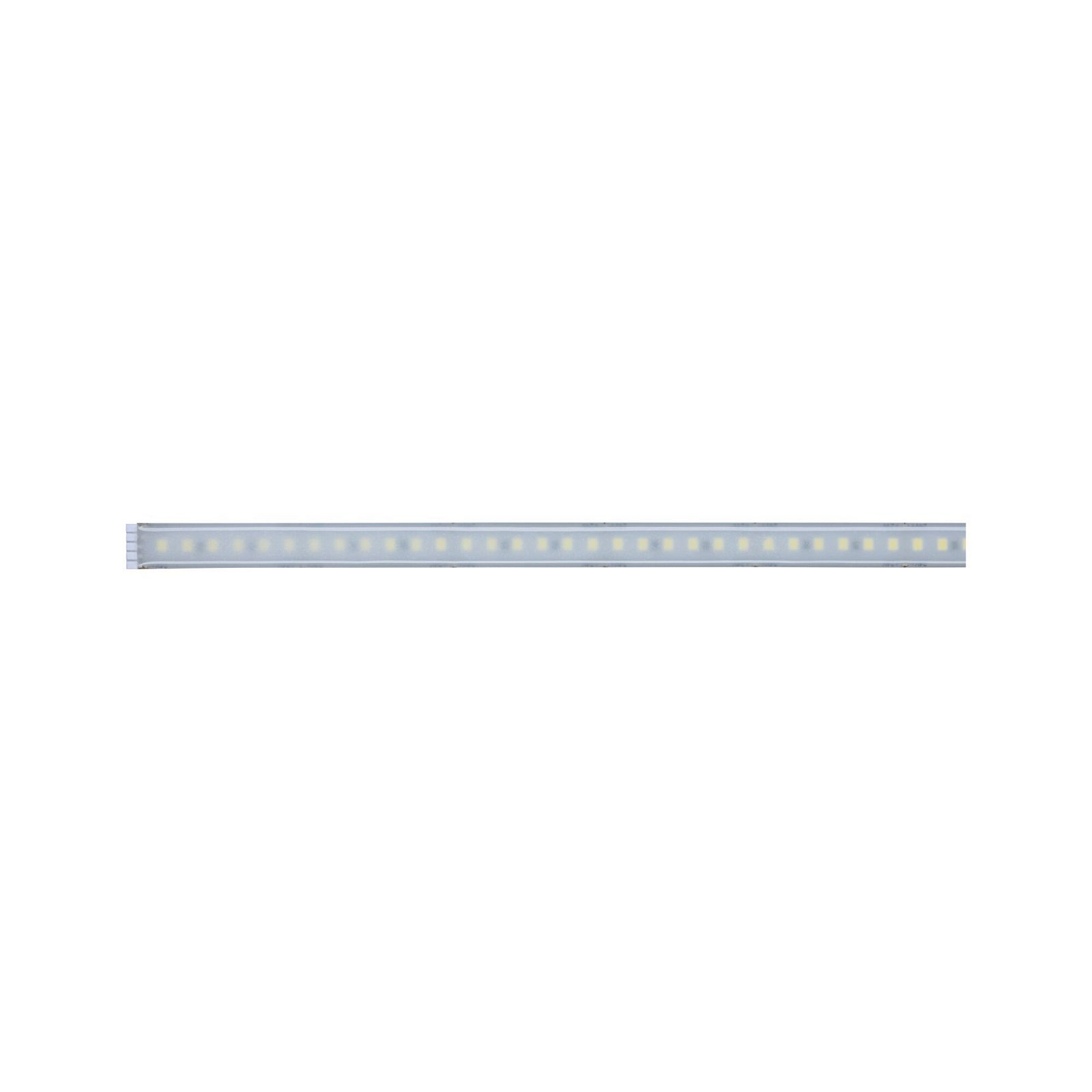 Ein Streifen von LED-Leuchten, die einzelnen Lichter zeigend.