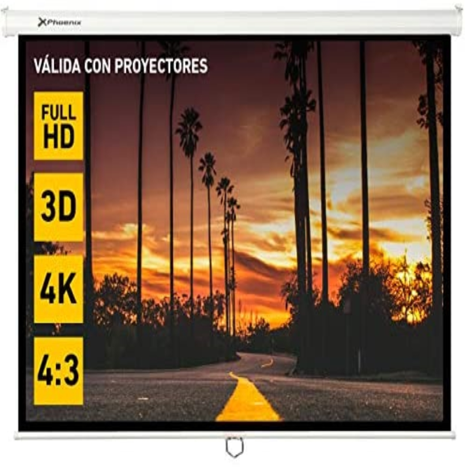 Pantalla video proyección - PHOENIX Pantalla Vídeo Proyección Manual 200x150 cm.
