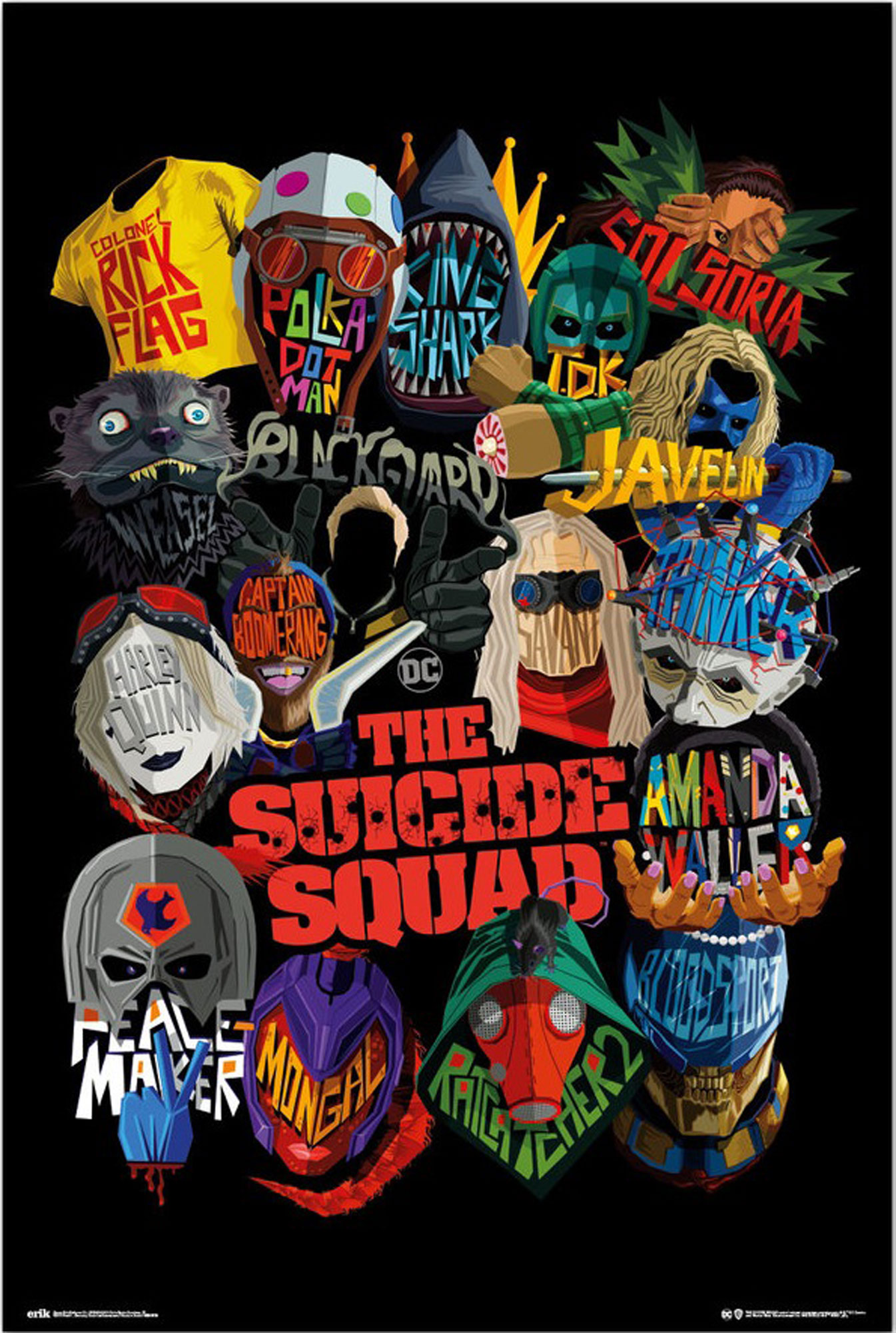 DC Comic - Squad Suicide Masken -