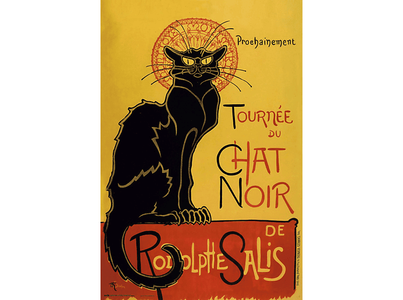 Chat Noir - du Tournee Theophile Steinlen,