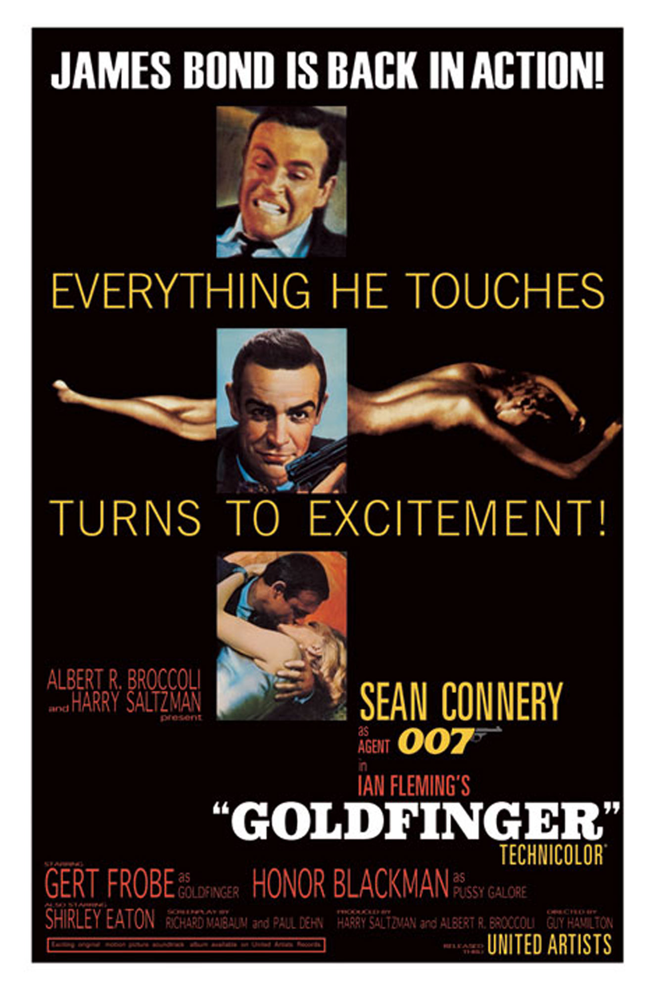 James 007 Bond Goldfinger -
