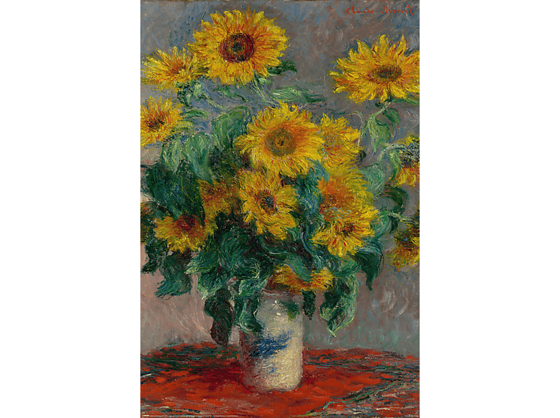 Monet  - Bouquet of Sunflowers