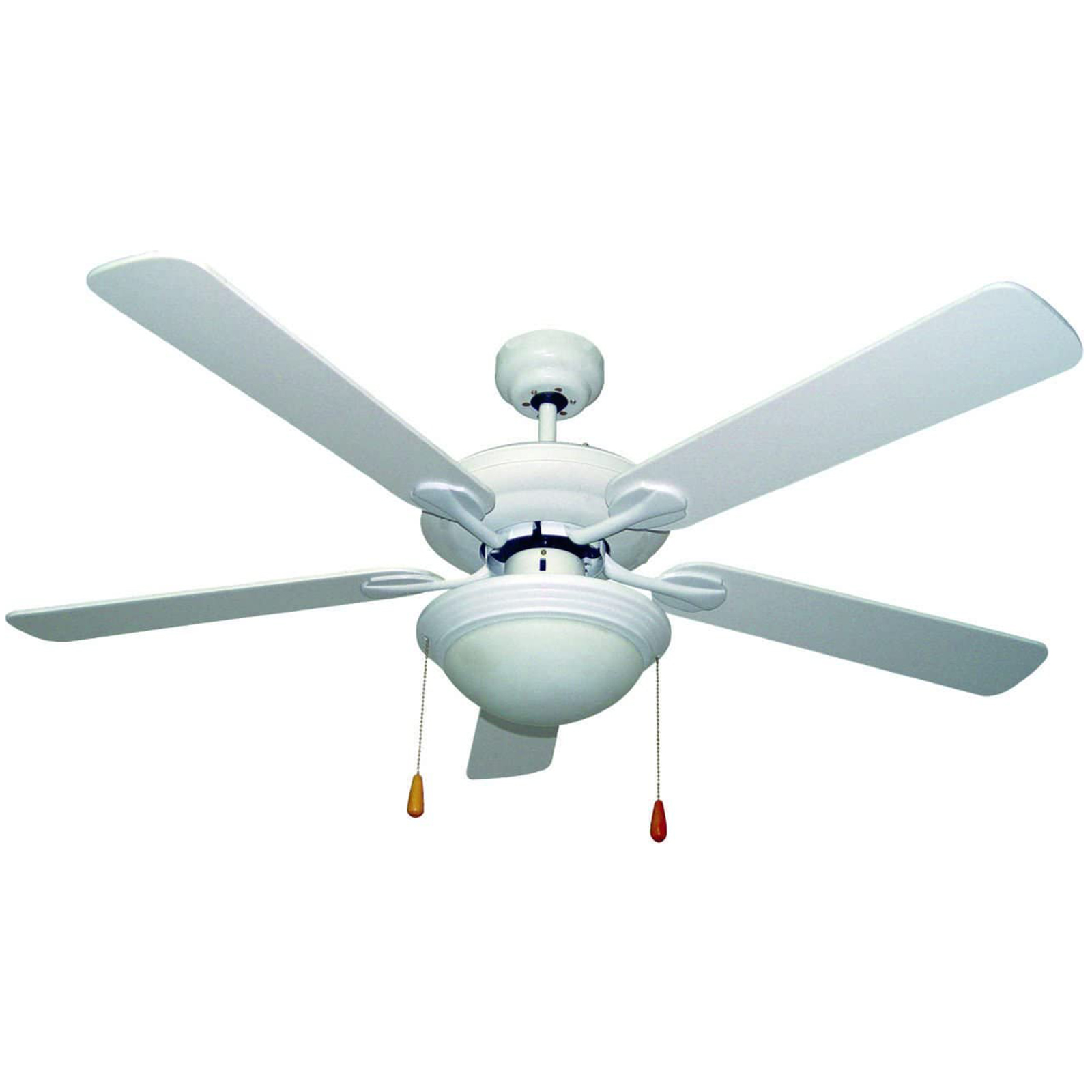 Ventilador De Techo bastilipo malaga para 2 bombillas e27 65 w blanco 132 47