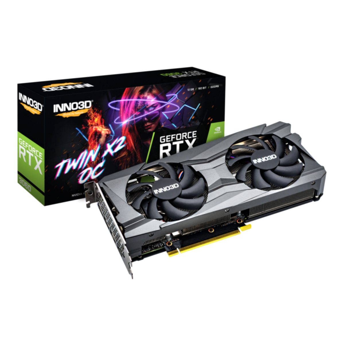 GEFORCE Grafikkarte) X2 RTX TWIN 3060 (NVIDIA, INNO3D OC