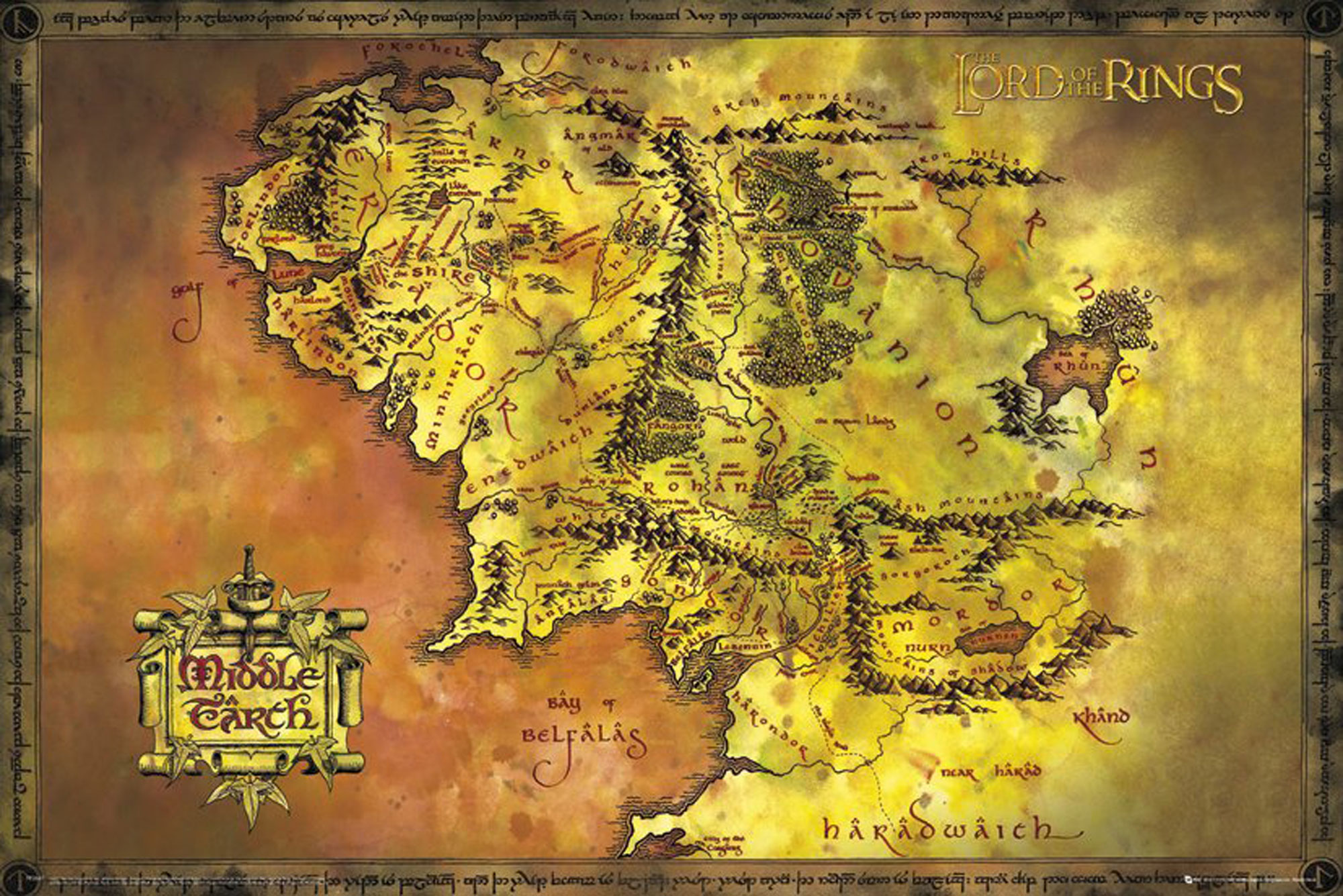 Lord Of The Classic - Rings Map