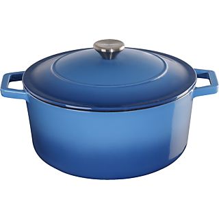 Cacerola - MELLERWARE Cuking! Heavy 26, 5.3 l, HIERRO FUNDIDO, Azul