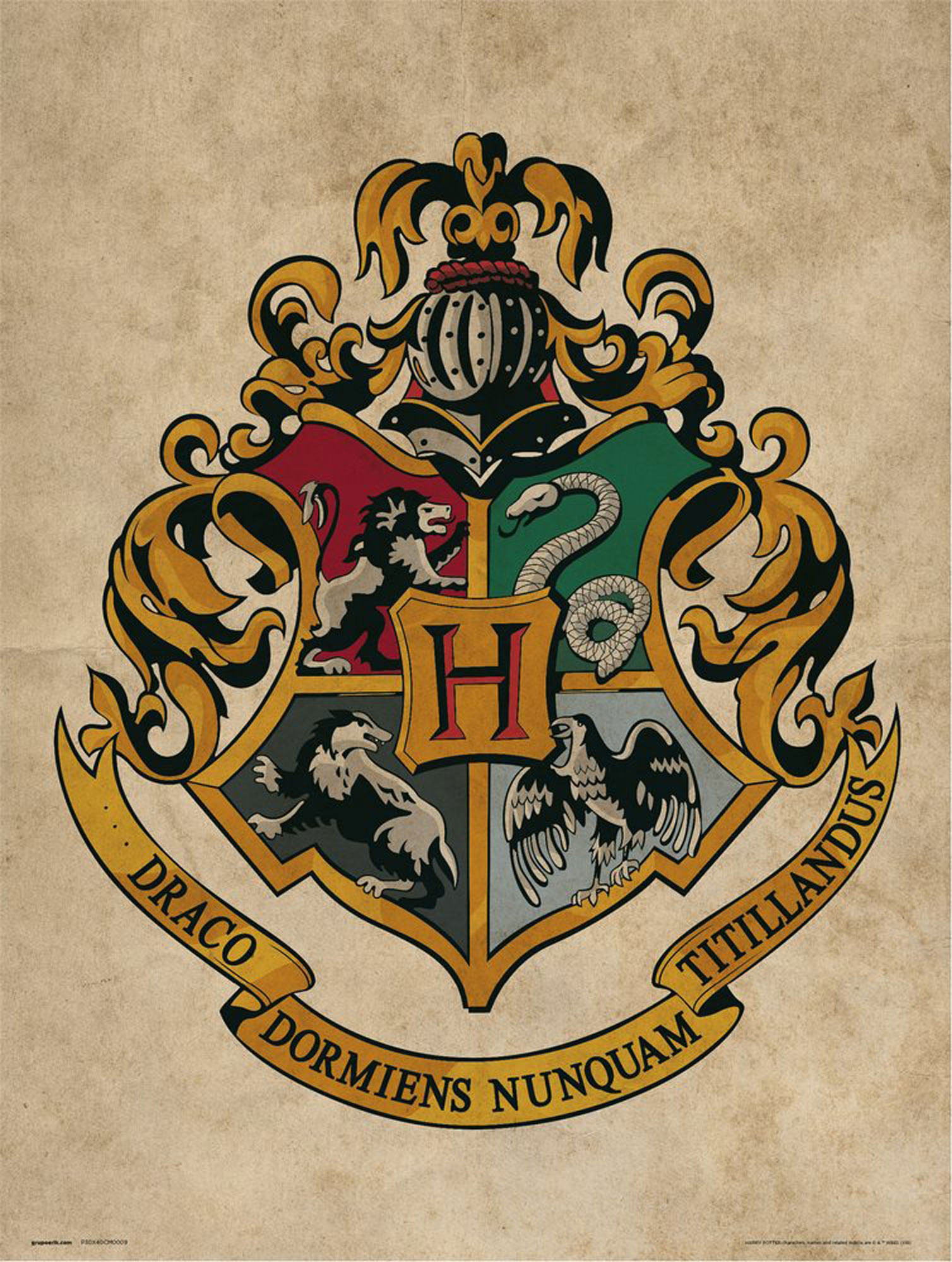 Harry Potter - Hogwarts Crests