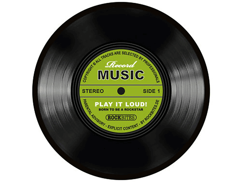 Record Music - grün - Mousepad