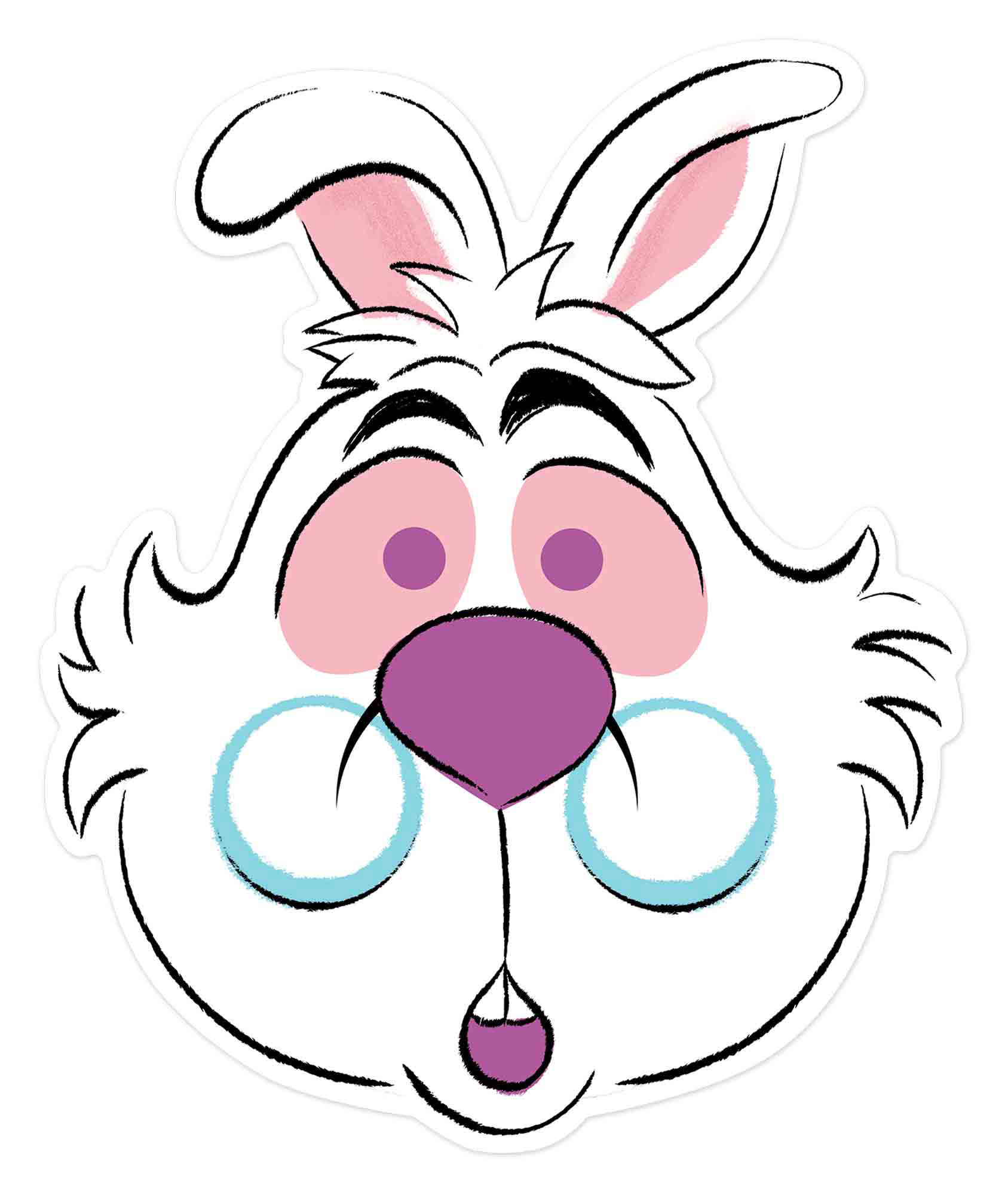 Disney - White Rabbit Maske