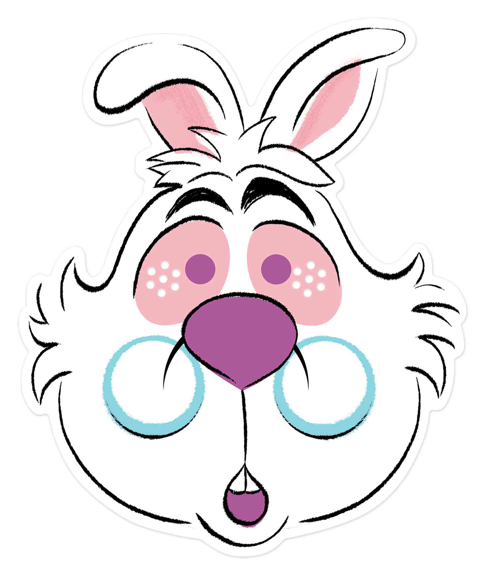 White Maske Rabbit - Disney