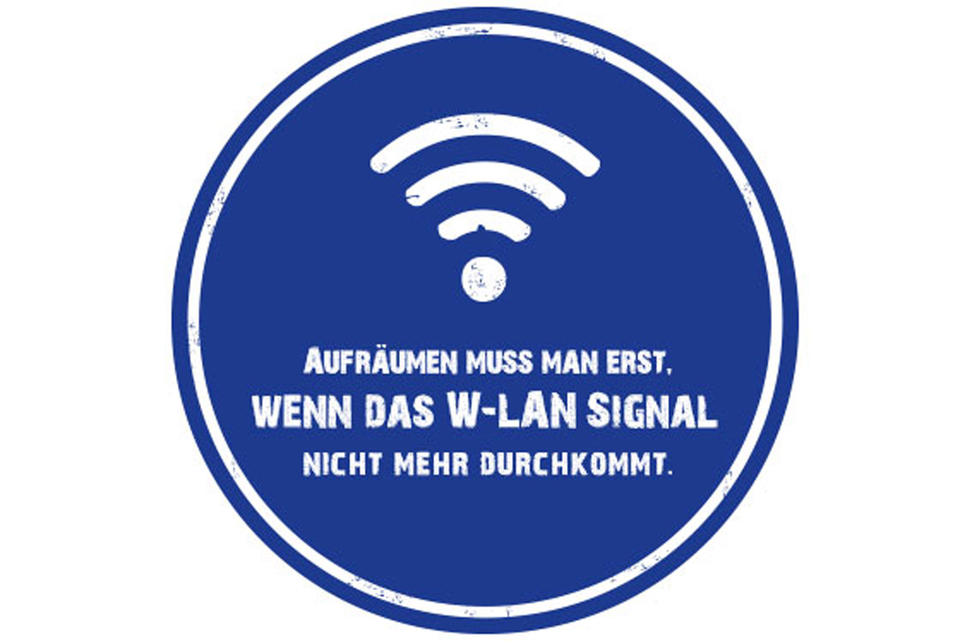 Aufräumen W-Lan Signal - Mousepad