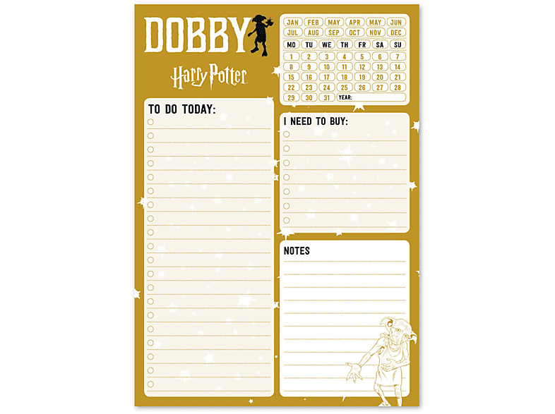 Notizblock - Harry Potter Dobby 