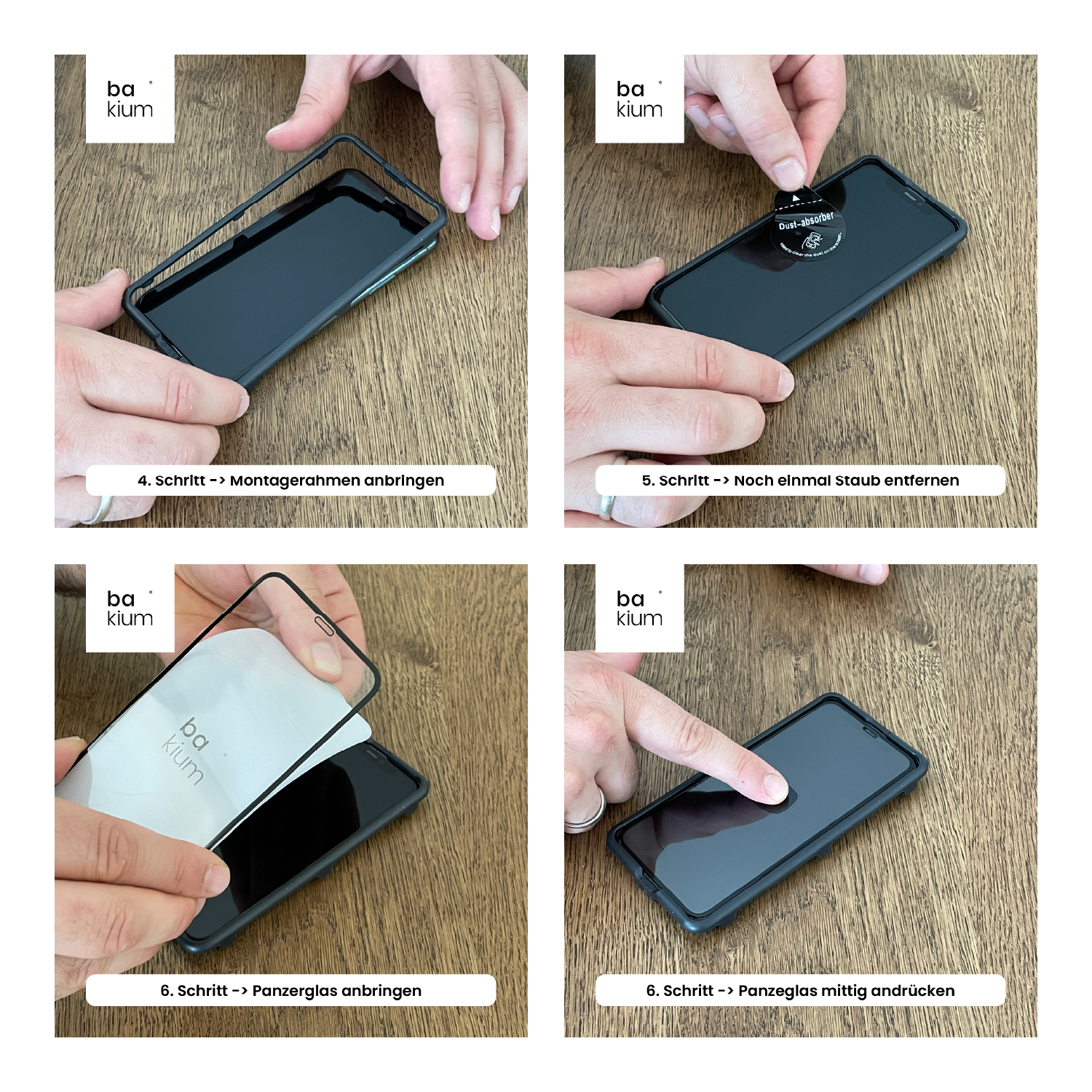 iPhone iPhone Pro BAKIUM | OptiGlas iPhone | 2x XS 11 Schutzglas(für Screen X) Apple Full