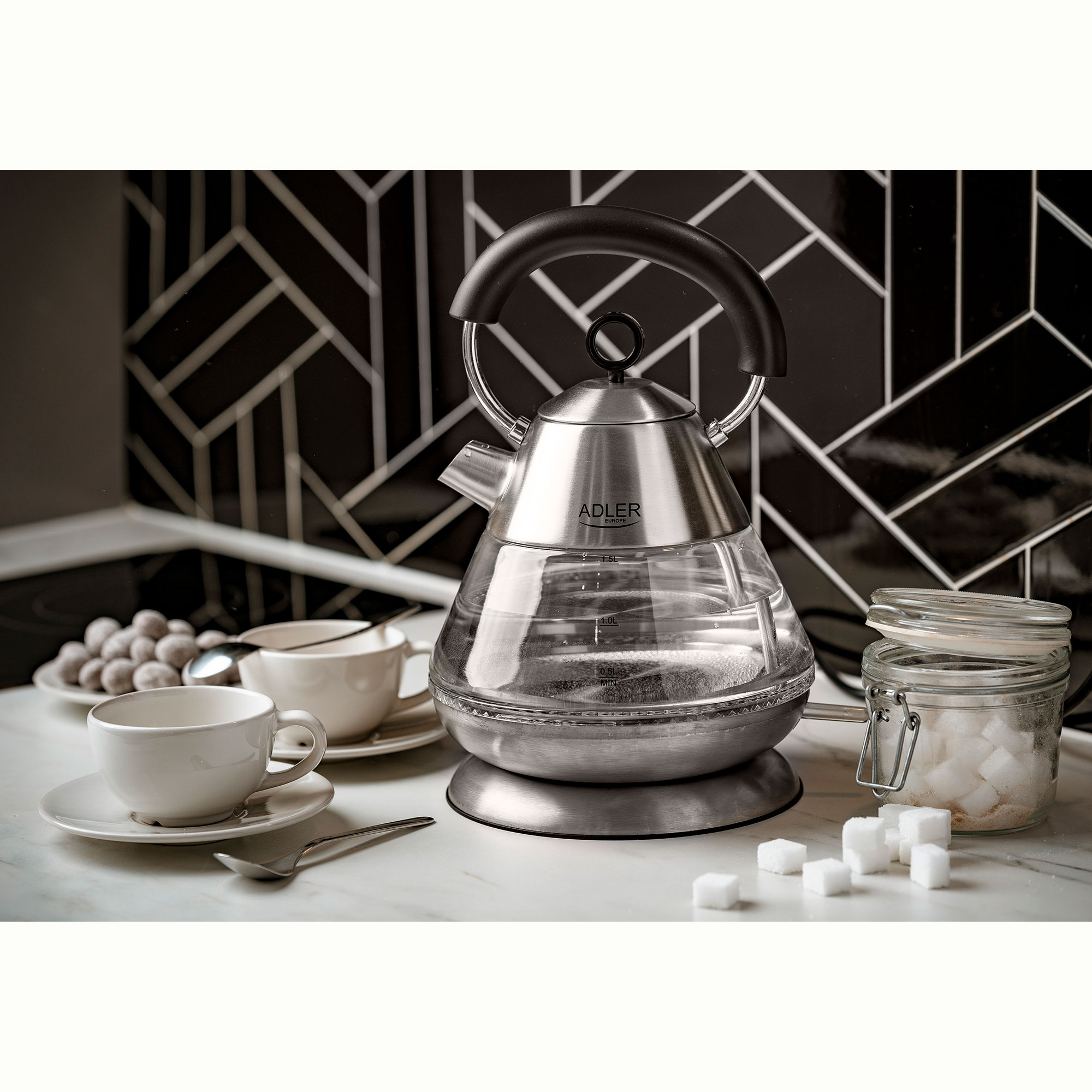 Agua Eléctrico Hervidor De Agua Medio Litro Hervidor De Agua ADLER