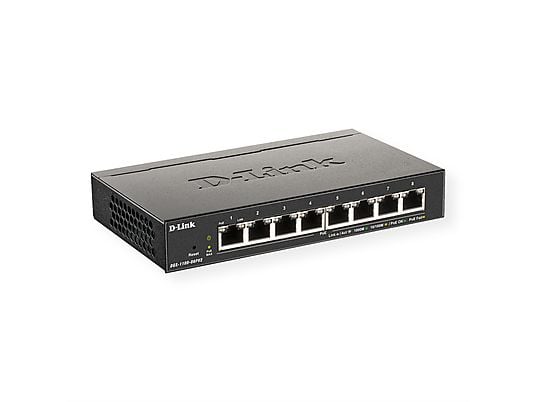 Switch  - DGS-1100-08PV2 D-LINK, Negro