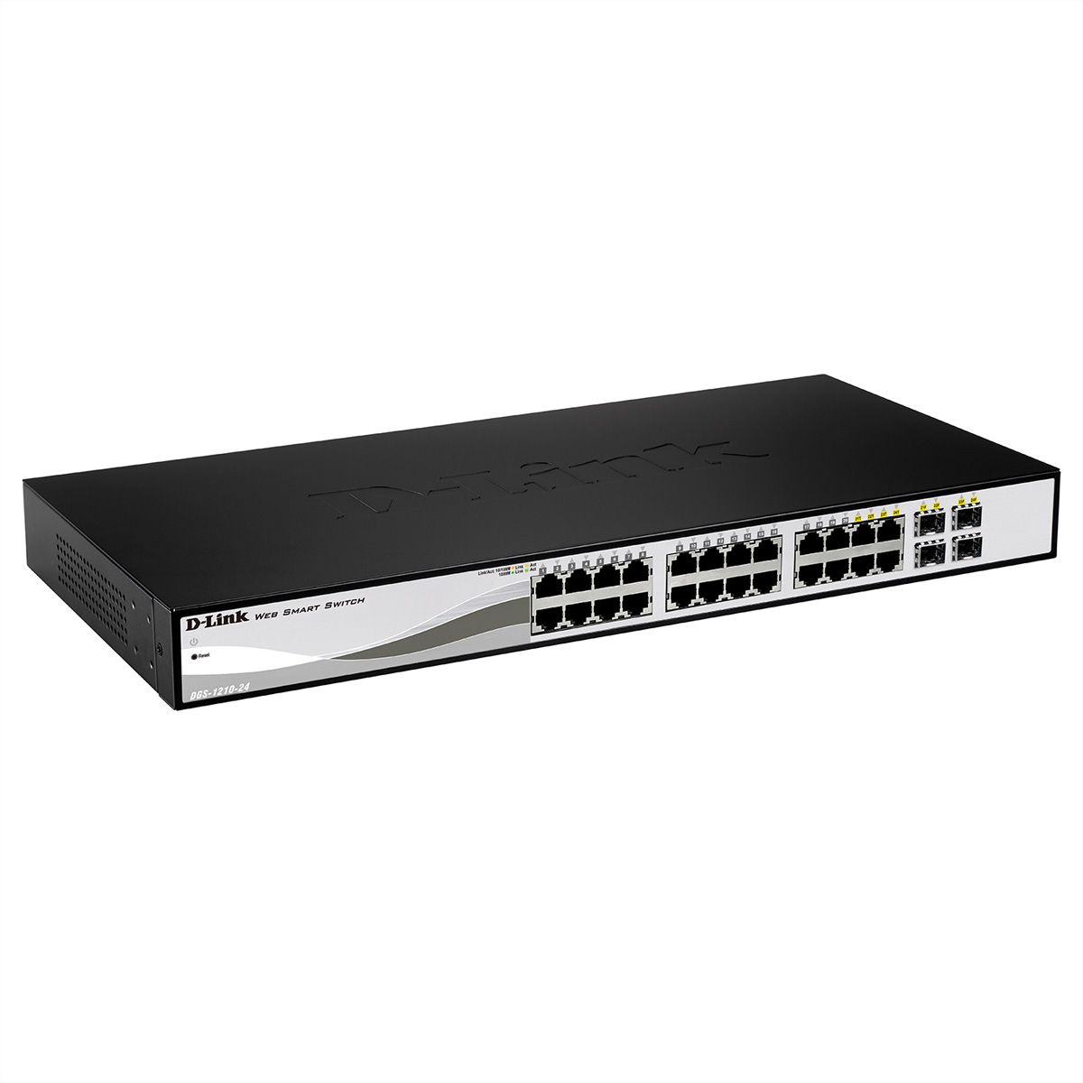D-LINK DGS-1210-24P Switch 24-Port Gigabit Gigabit Switch Web Smart Ethernet PoE